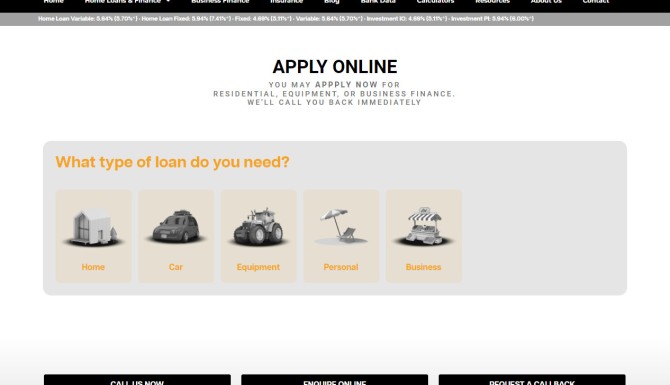 LoanOptions Apply Widget