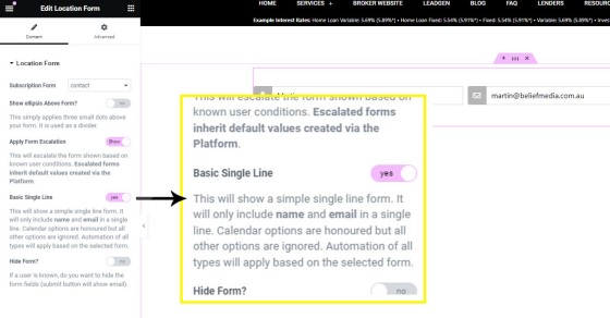 Location Form Single Line Location Form Single Line