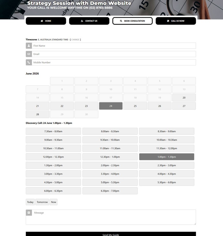 Formly Calendar Integration Formly Calendar Integration