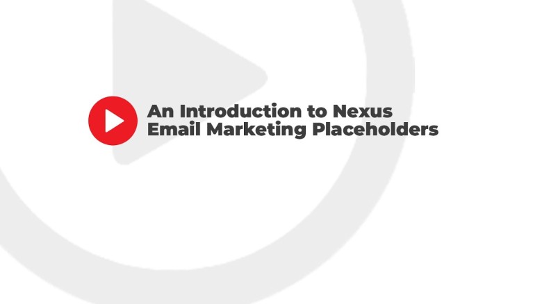 Nexus Email Placeholders Nexus Email Placeholders