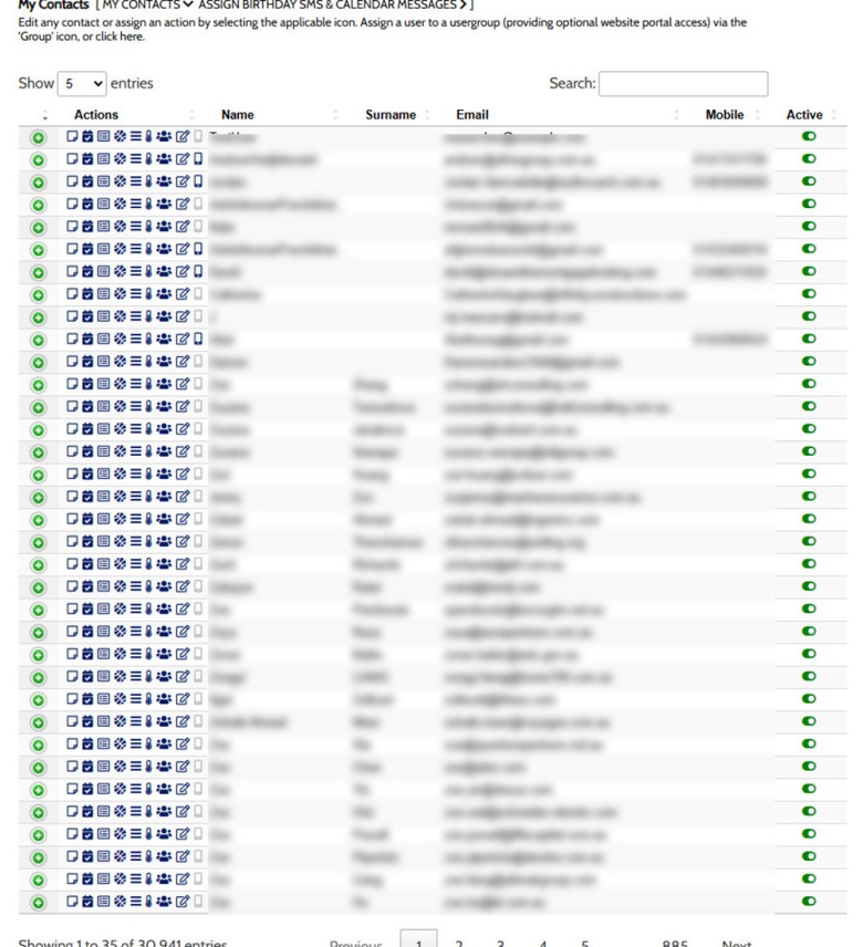 Nexus CRM Contacts Nexus CRM Contacts