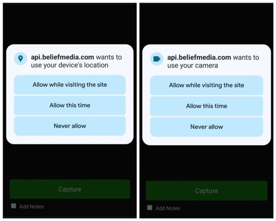 Camera Upload Location