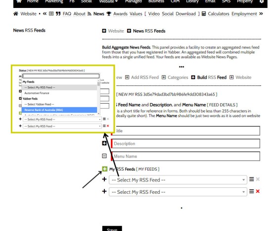 Create RSS Aggregate Feed