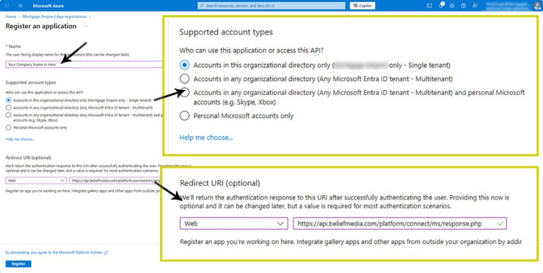 Register an Application