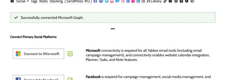 Microsoft Success Message