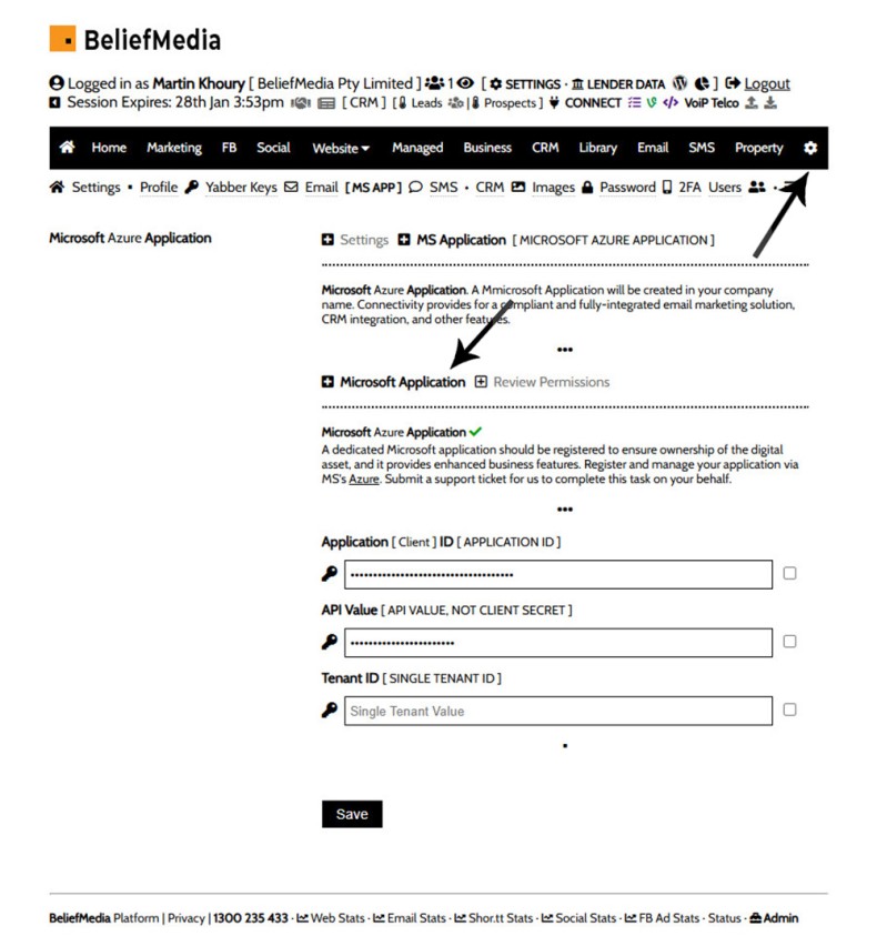 Yabber Microsoft Application