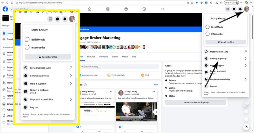 Facebook Privacy and Settings