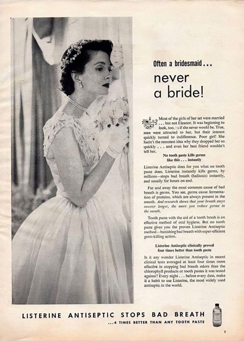 Listerine Advertisement, 1950s Listerine Advertisement, 1950s