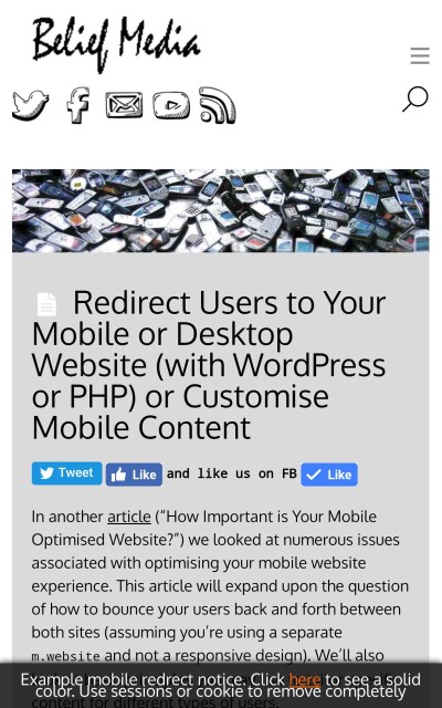 Mobile Design Considerations with WordPress and PHP Mobile Design Considerations with WordPress and PHP