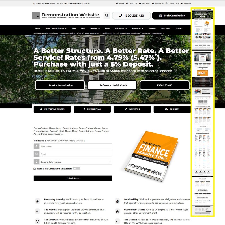 Website Front Page Website Front Page