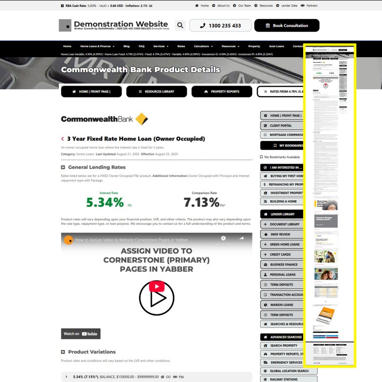 Lender Product Page Lender Product Page