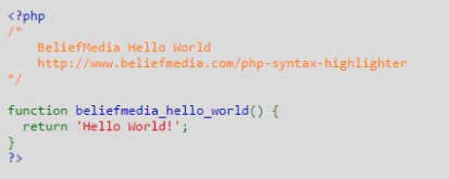 PHP’s Syntax highlight_file() Function with Line Numbers and Alternating Coloured Rows