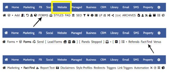 Fact Find Report Navigation Fact Find Report Navigation