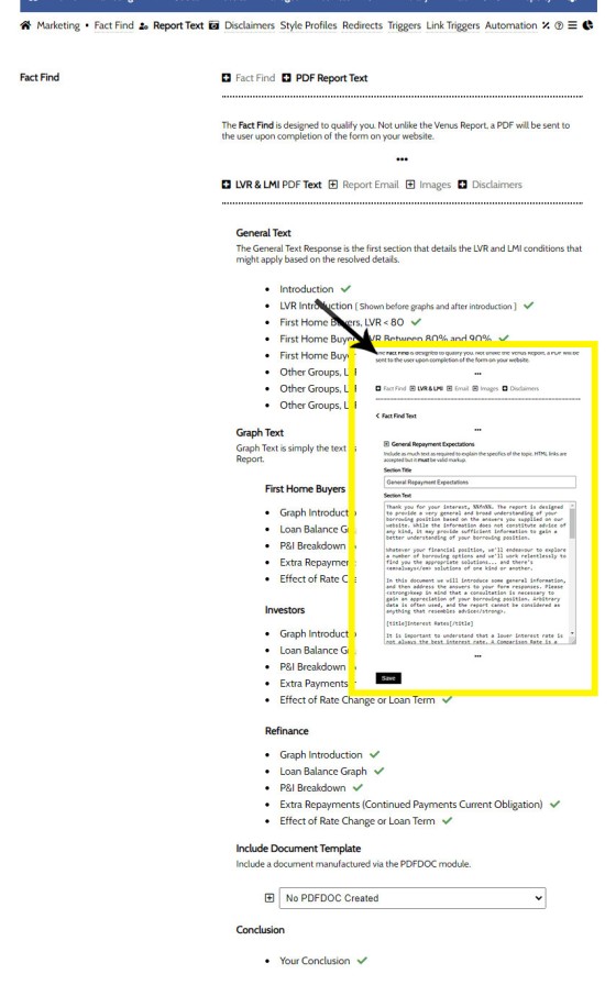 Fact Find Report Text Fact Find Report Text