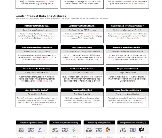 Resources Lender Data Links