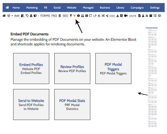 Embed Items Navigation Embed Items Navigation