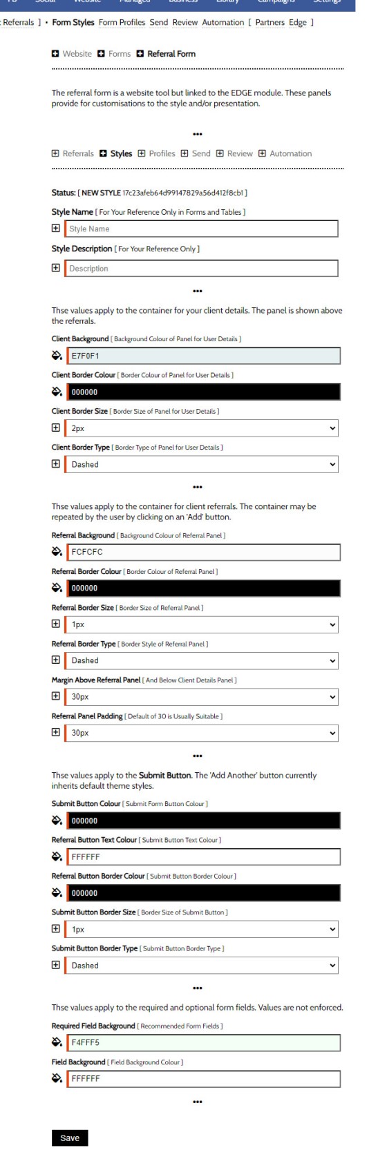 Referral Styles