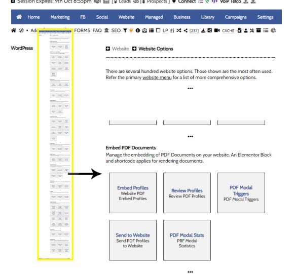 PDF Trigger Navigation