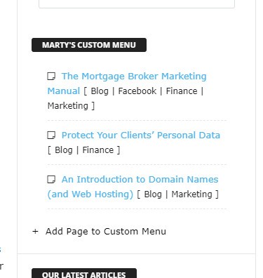 Custom WordPress User Menu Custom WordPress User Menu