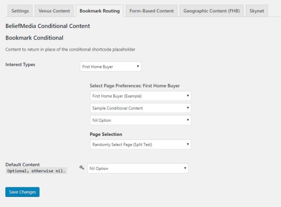 Mapping Bookmark Content