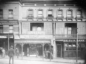 ESA Bank, William St, Sydney, 1916