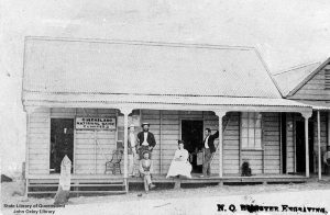 Queensland National Bank building, Millchester, Queensland, ca.1873