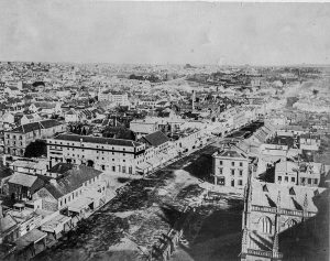 Sydney from Town Hall, 1873