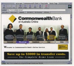 Commbank Website, 1995