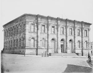 The Sydney Stock Exchange building, 1872