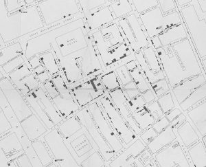 John Snow Cholera Map, 1854