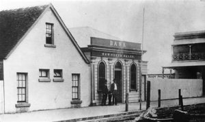 First Bank of New South Wales in Fortitude Valley, Brisbane, around 1890